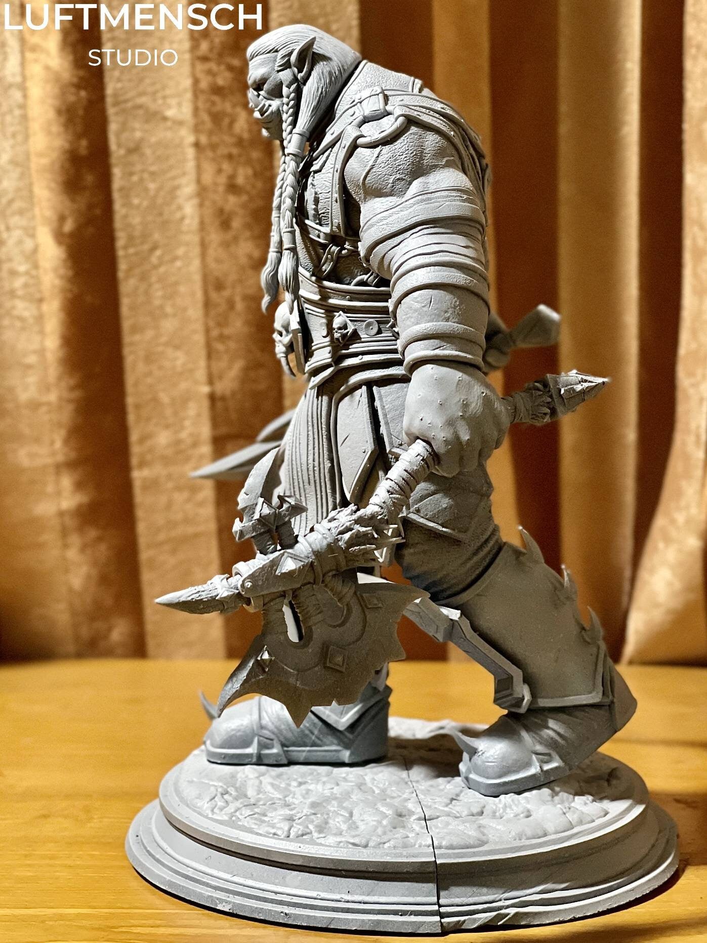 Handmade Varok Saurfang Statue