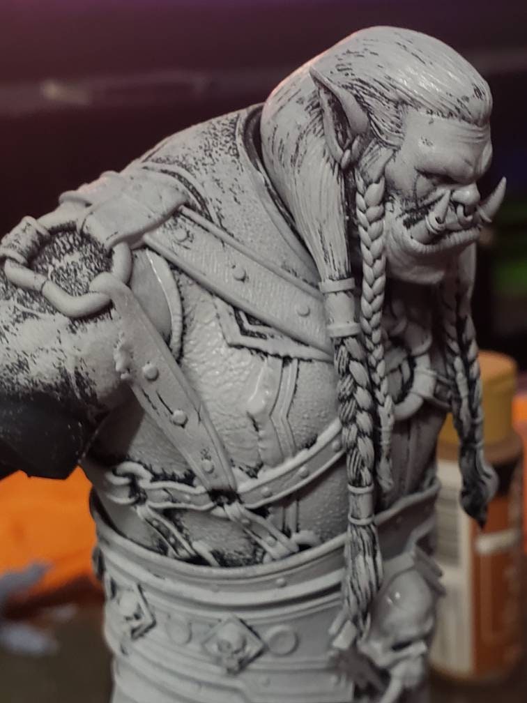 Handmade Varok Saurfang Statue