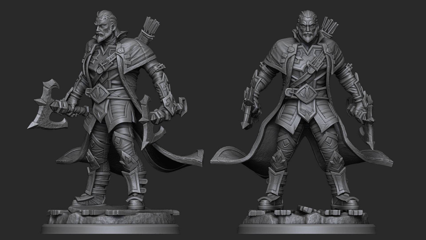 Nathanos Blightcaller resin 3d printed statue