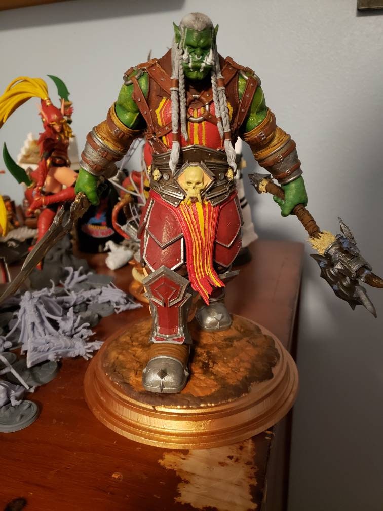 Handmade Varok Saurfang Statue