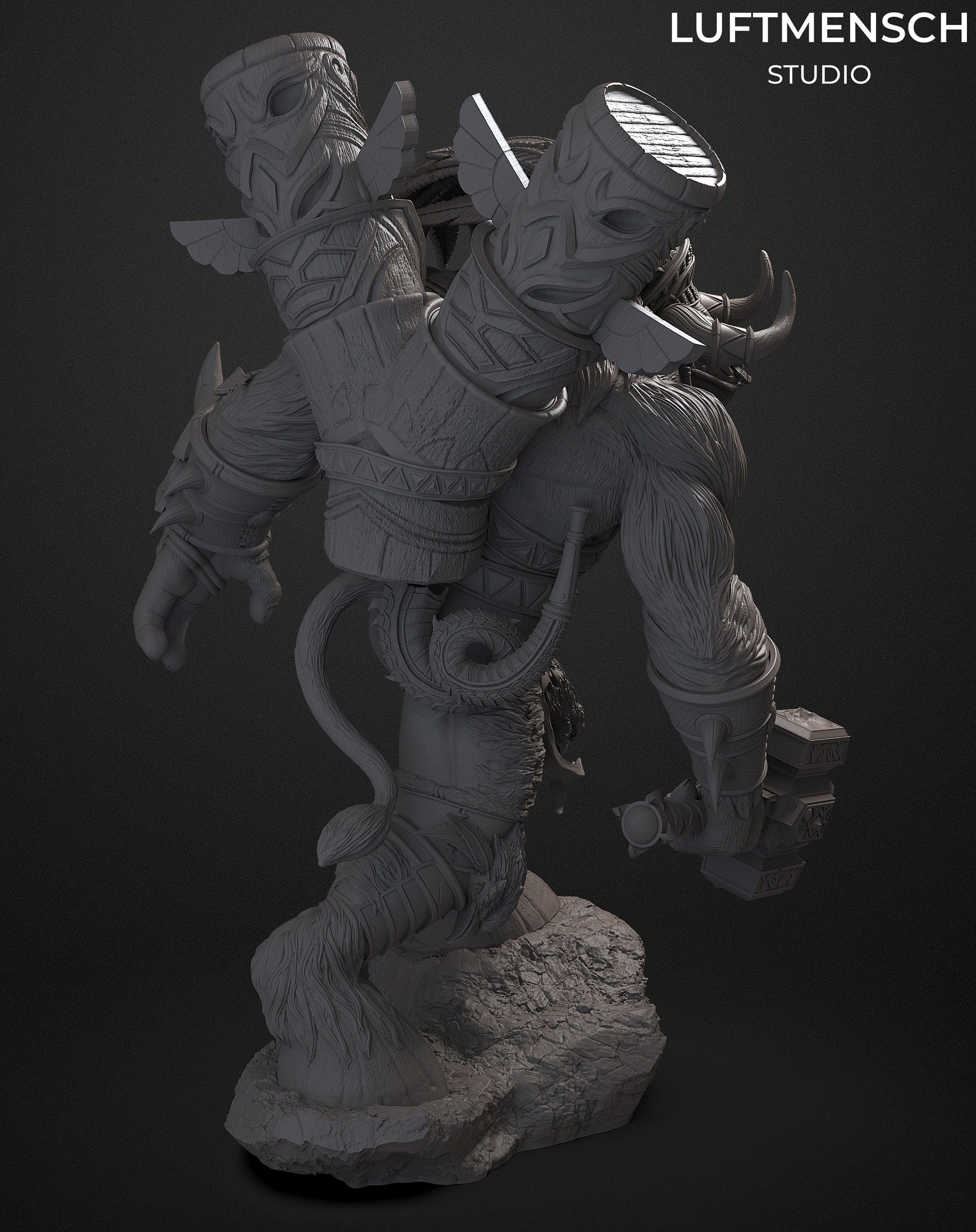 Handmade Baine Bloodhoof Statue