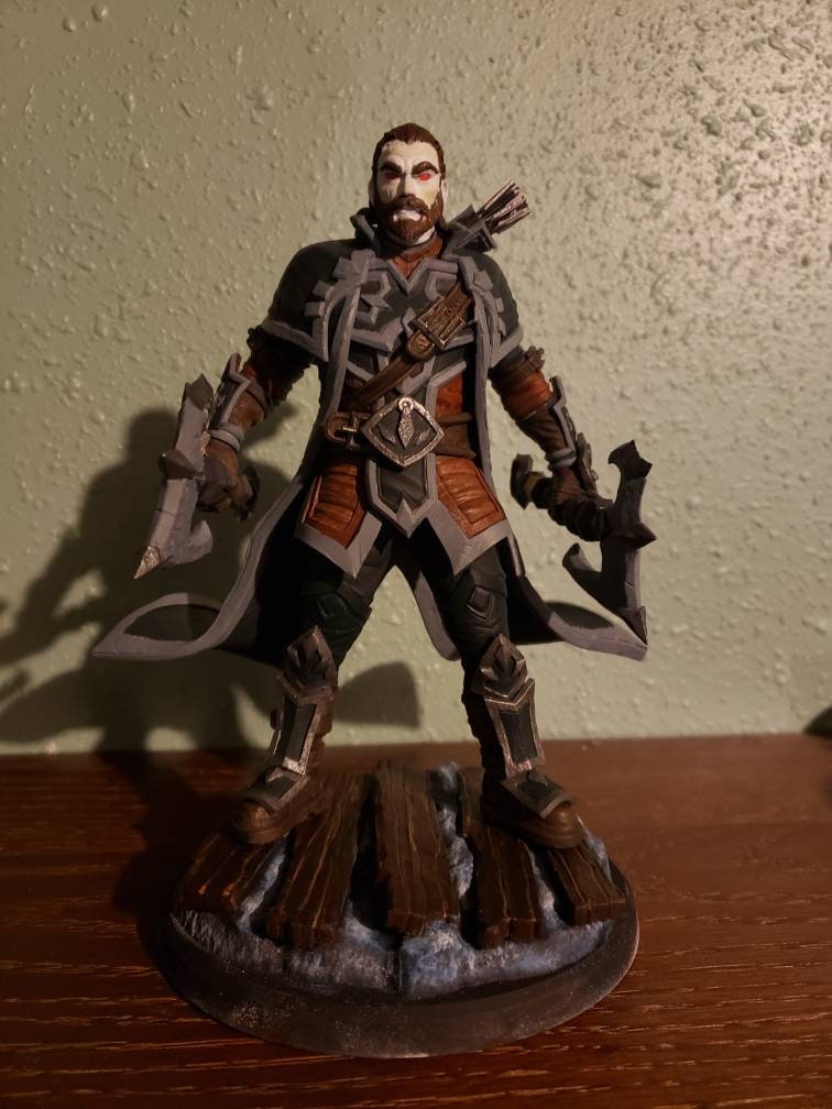 Nathanos Blightcaller resin 3d printed statue