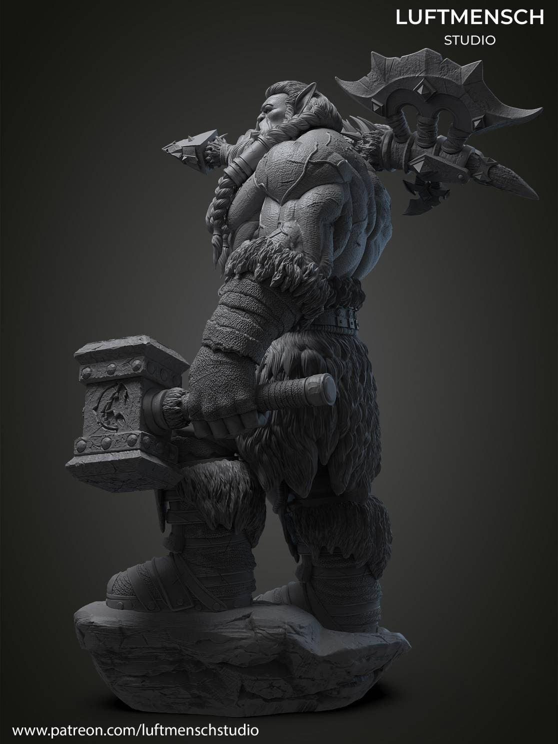 Handmade Thrall Statue