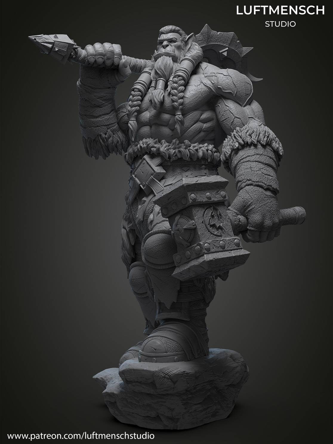 Handmade Thrall Statue