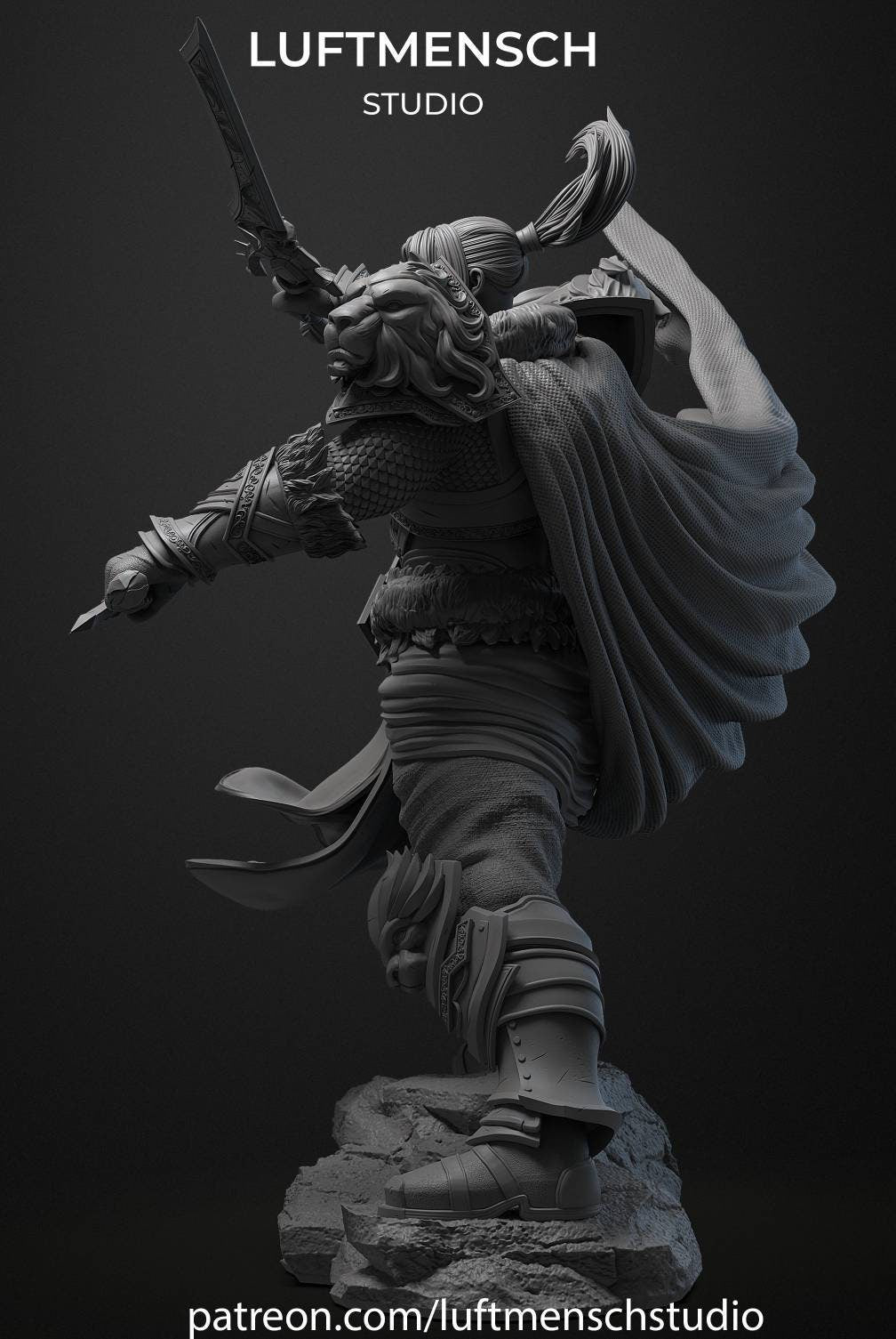 Handmade Varian Wrynn Sculpture