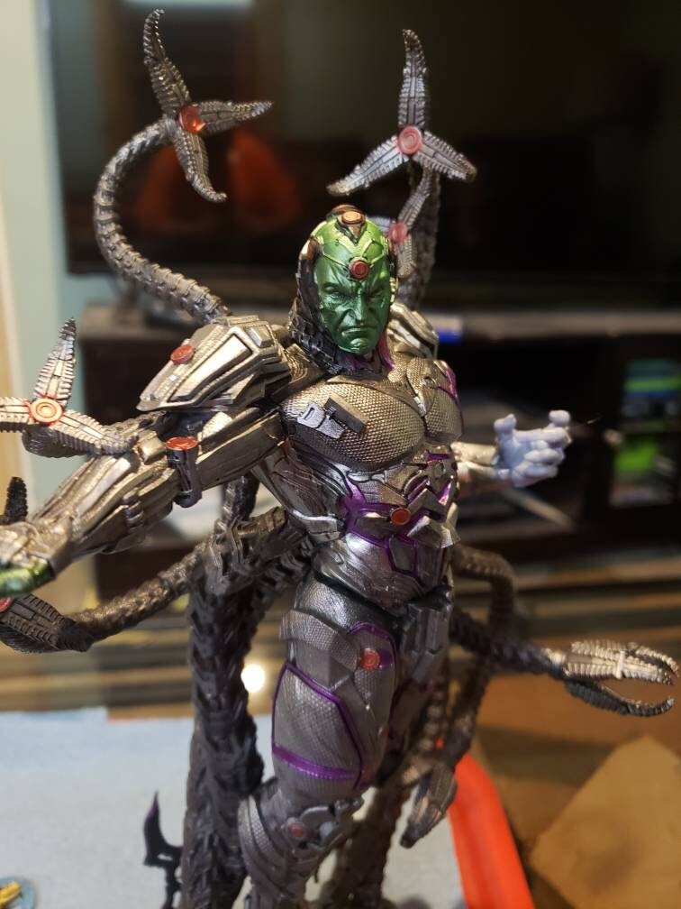 Handmade Brainiac Sculpture