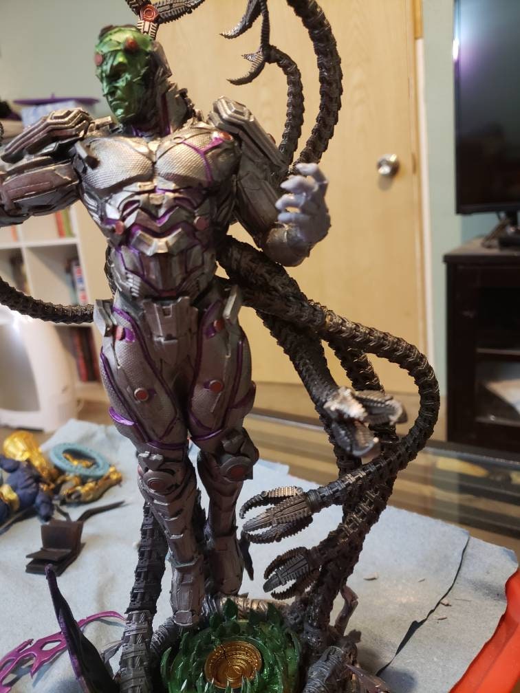 Handmade Brainiac Sculpture