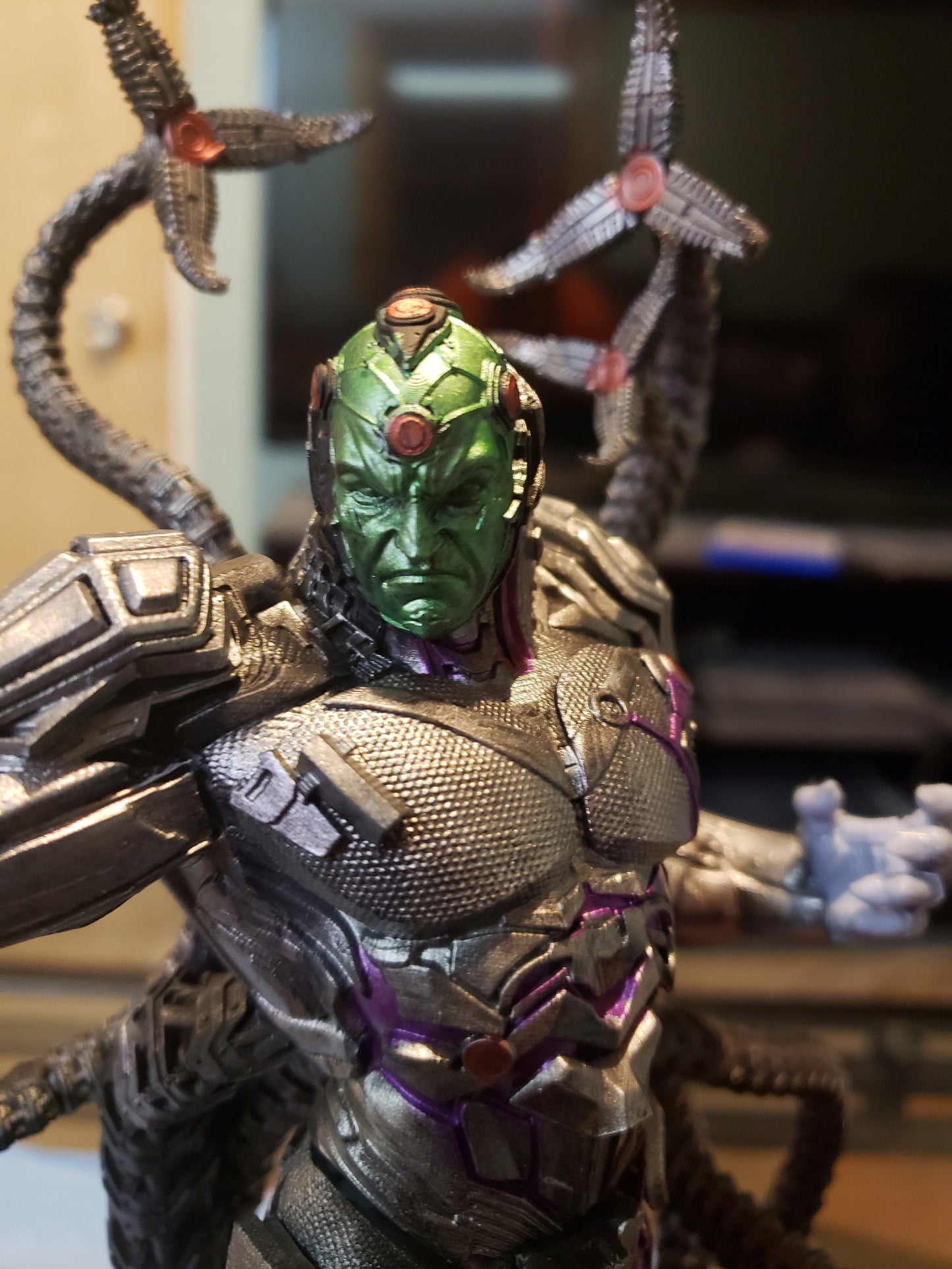 Handmade Brainiac Sculpture