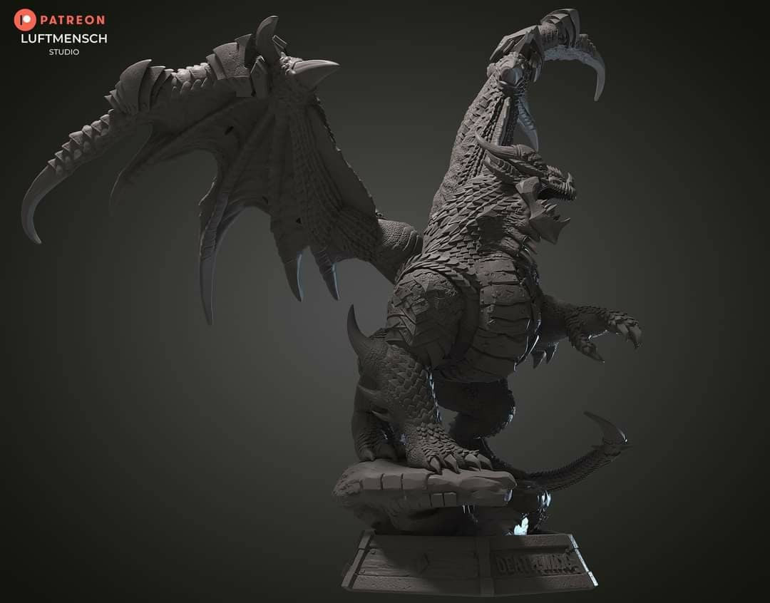 Handmade Deathwing Statue