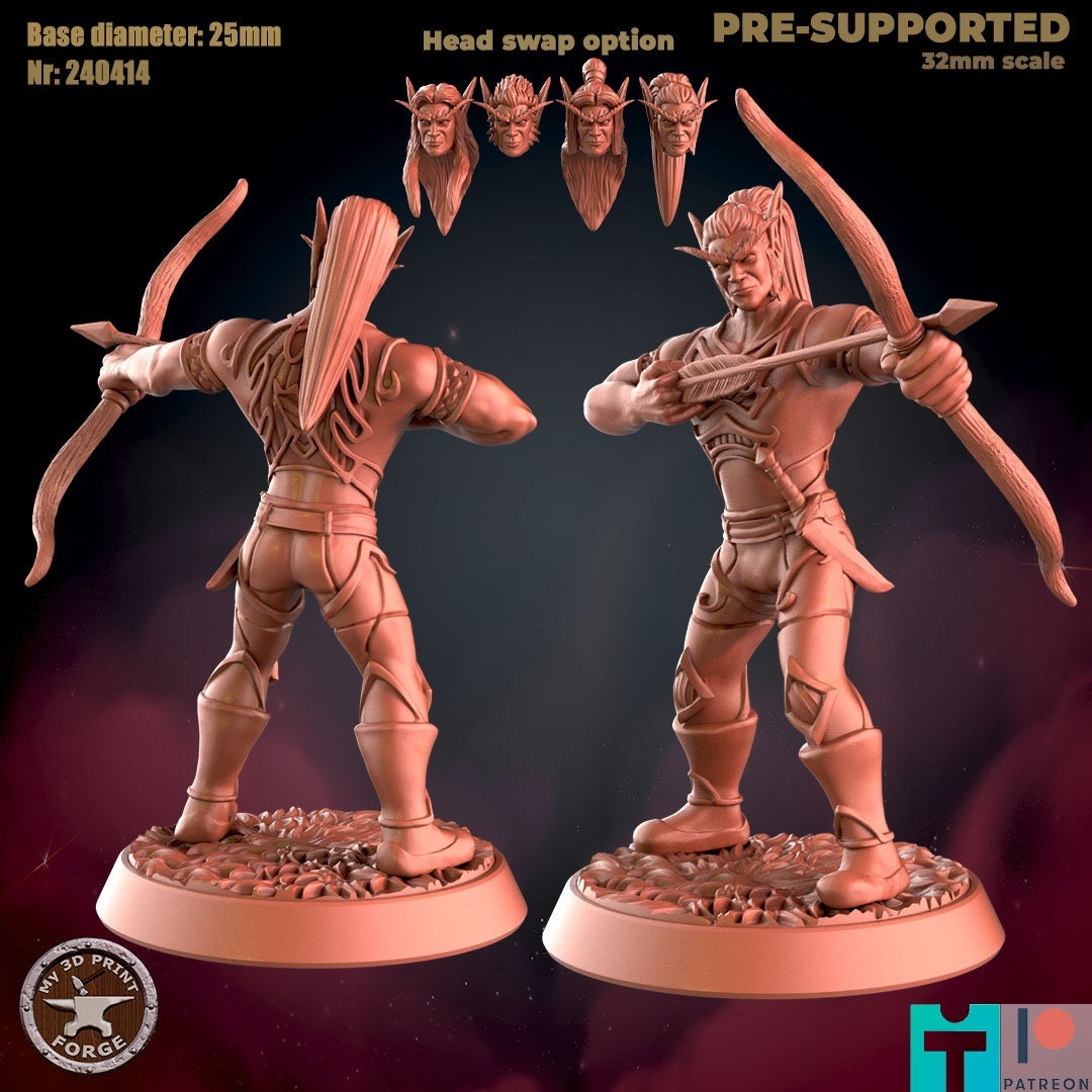 Sanguine Elf Miniatures Vol 1