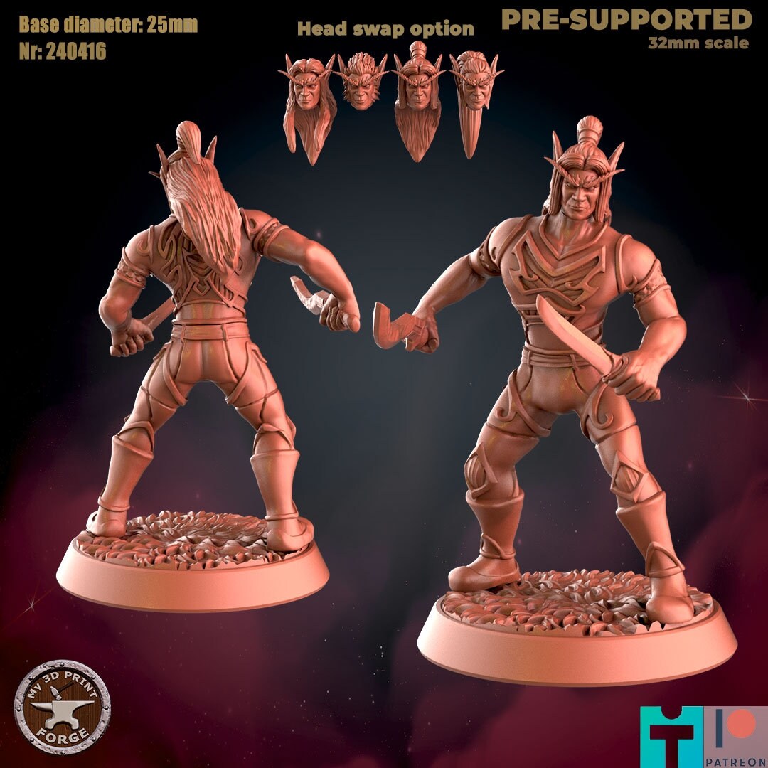 Sanguine Elf Miniatures Vol 1