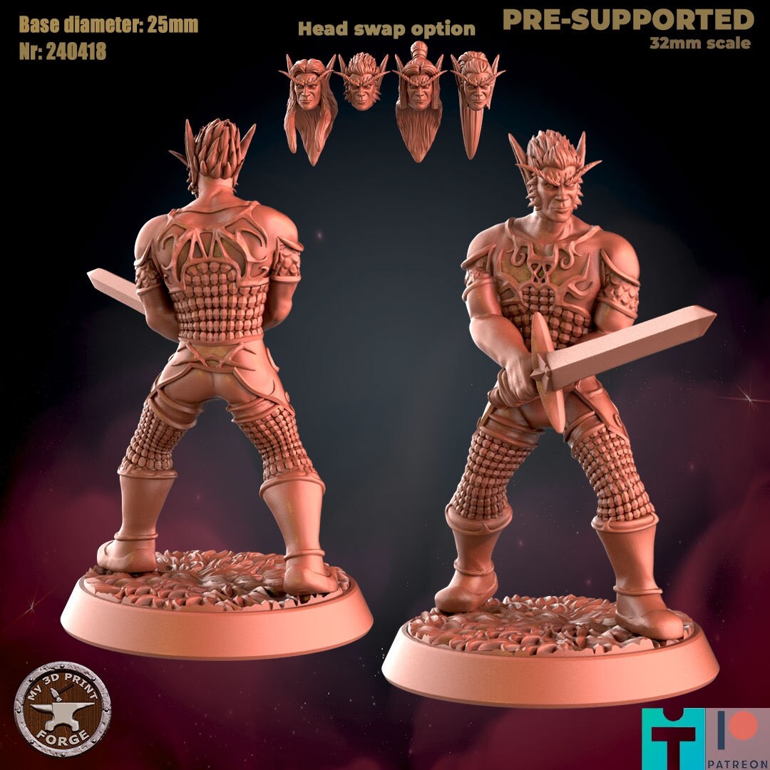 Sanguine Elf Miniatures Vol 1