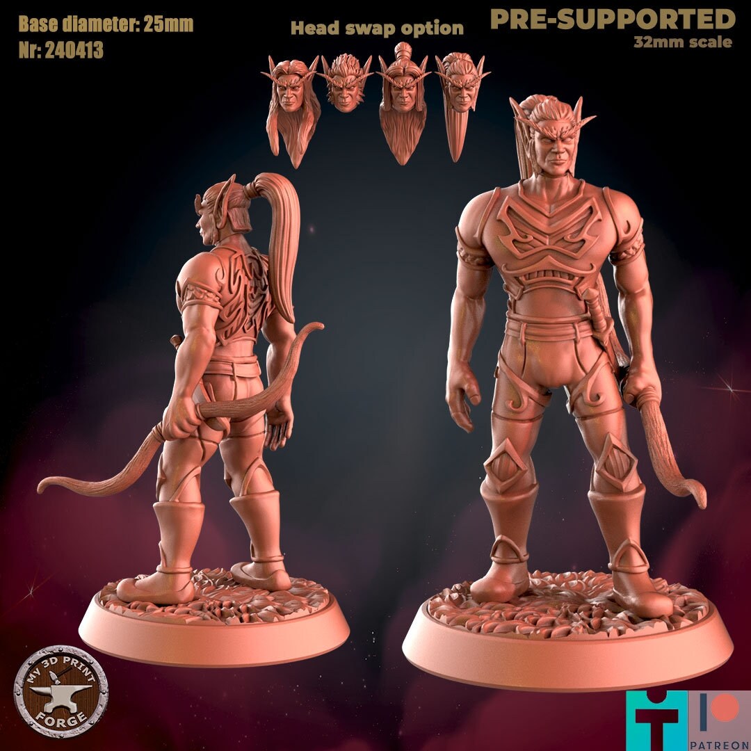 Sanguine Elf Miniatures Vol 1