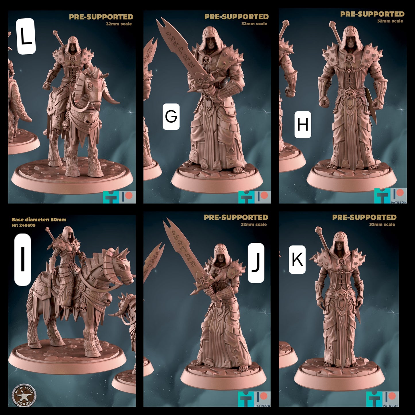 Death Knight Miniatures Vol 1