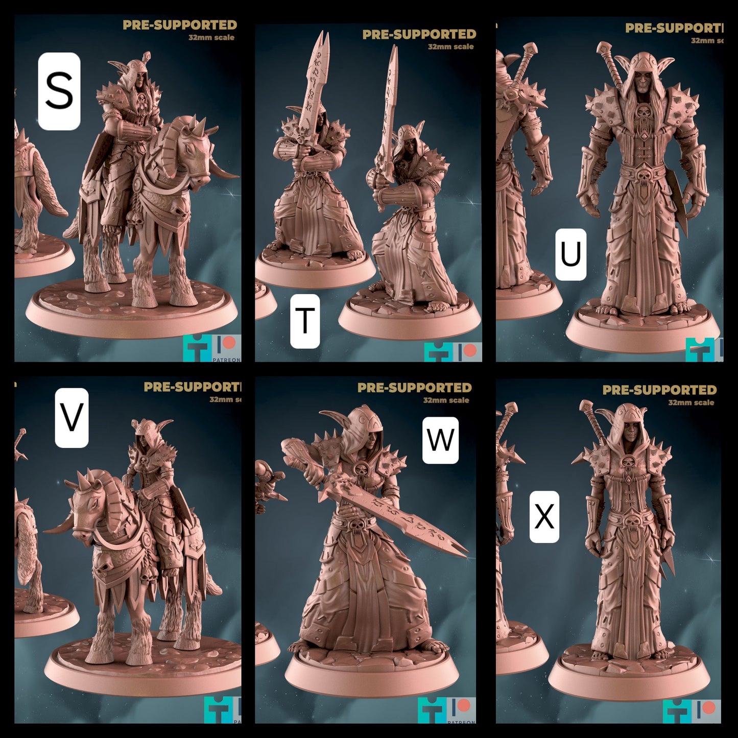 Death Knight Miniatures Vol 1