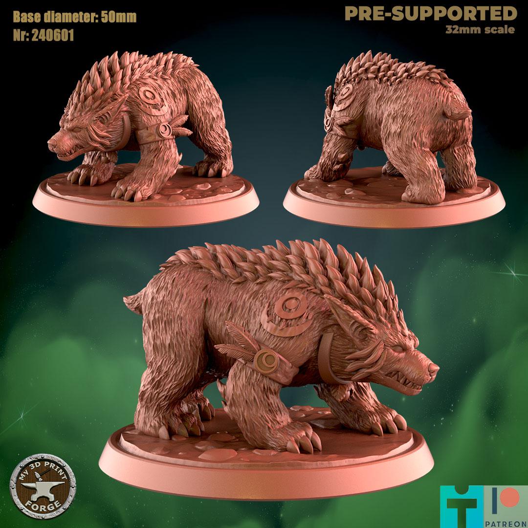 Druid Bear Form Miniatures