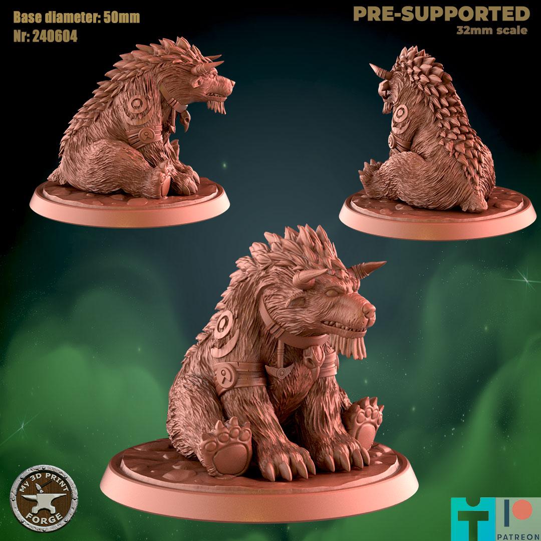 Druid Bear Form Miniatures