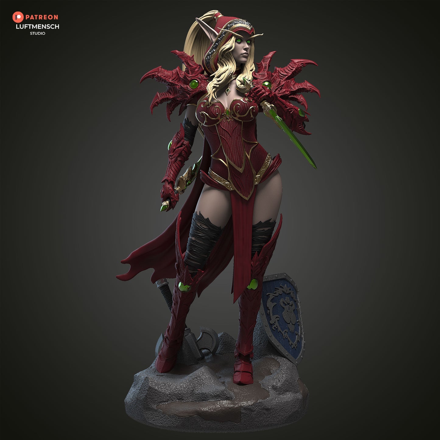 Custom Valeera Sanguinar Statue