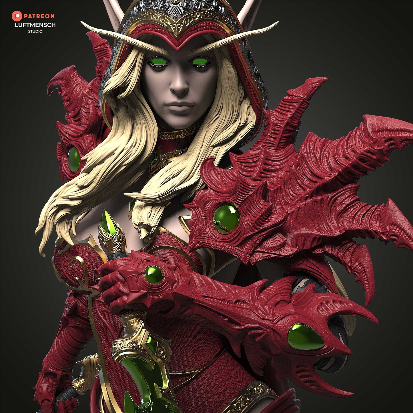 Custom Valeera Sanguinar Statue