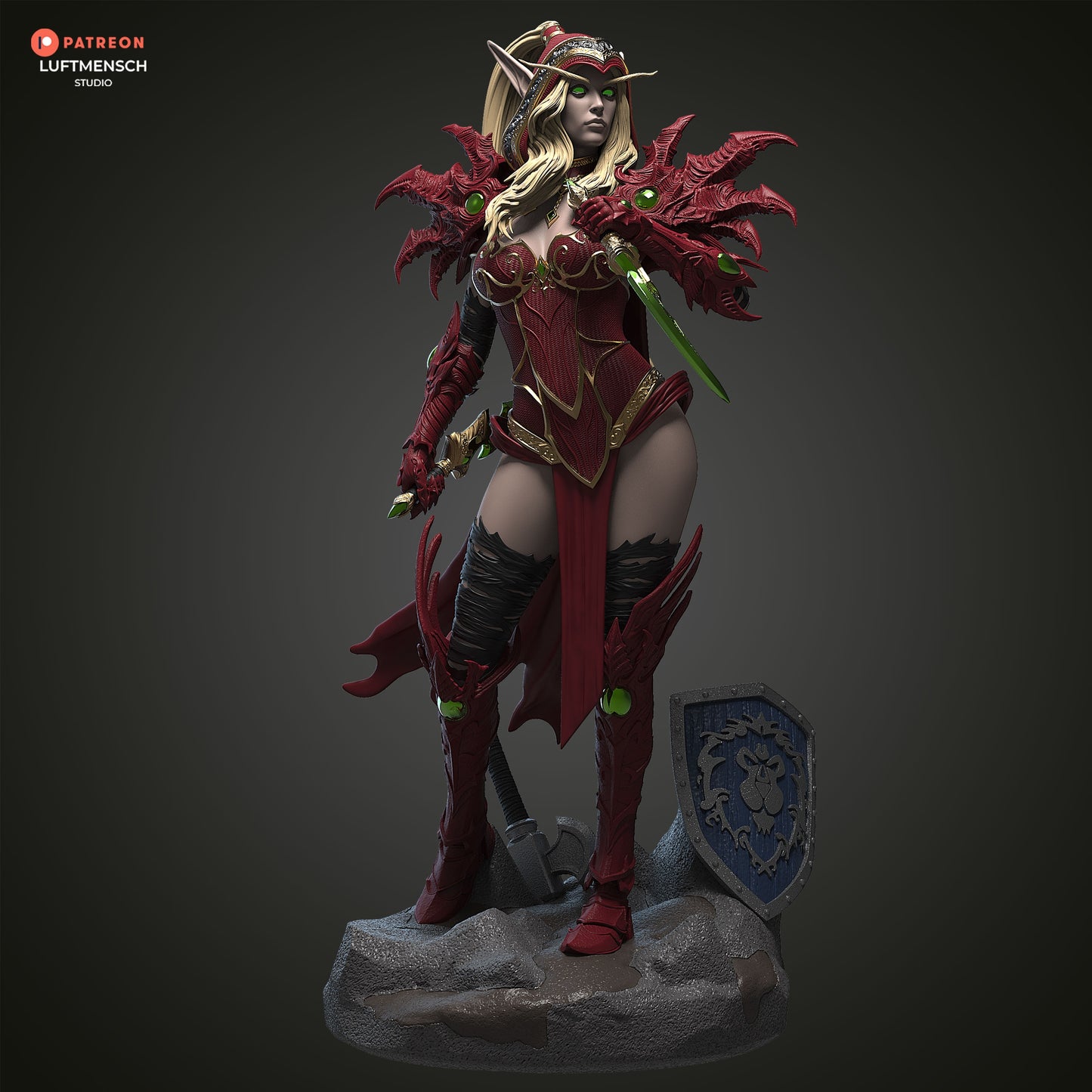 Custom Valeera Sanguinar Statue