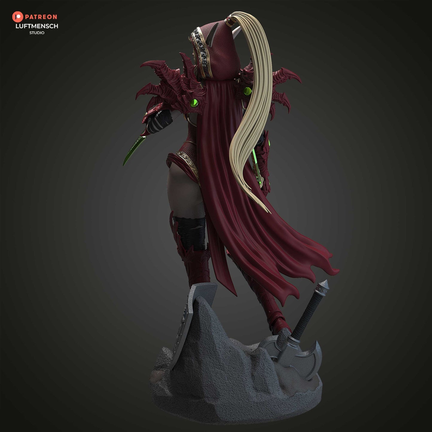 Custom Valeera Sanguinar Statue