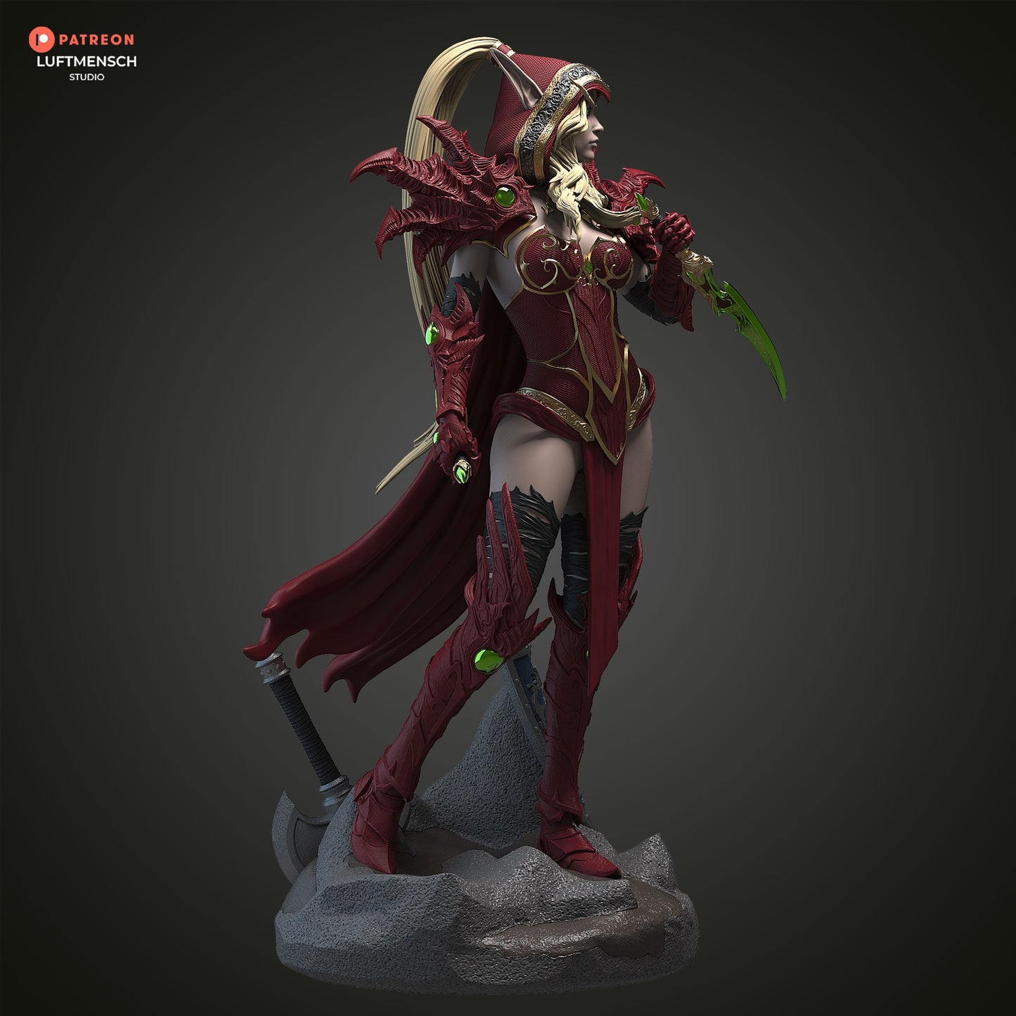 Custom Valeera Sanguinar Statue